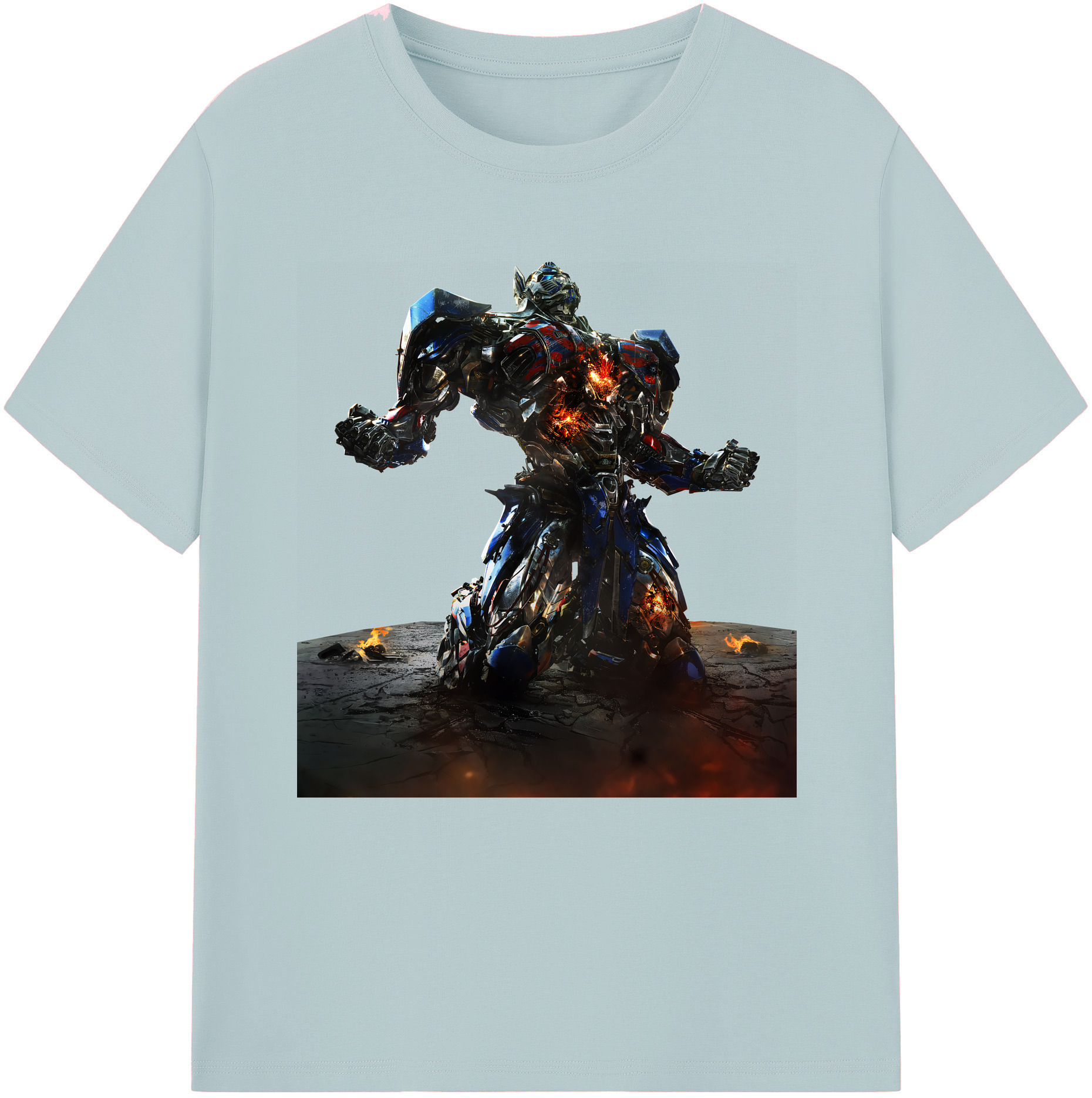 （画像用） Transformers トランスフォーマー 綿100％半袖Tシャツ（フロントプリント）